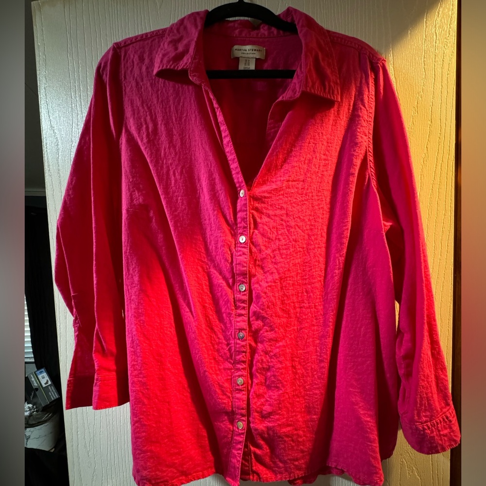 Martha Stewart Long Sleeve Top size 1X